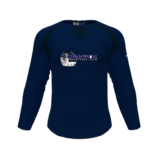 [CUS-DFW-PULL-FLC-CNK-LSL-NVY-YS-LOGO1] Pullover (Youth S, Navy, Logo 1)