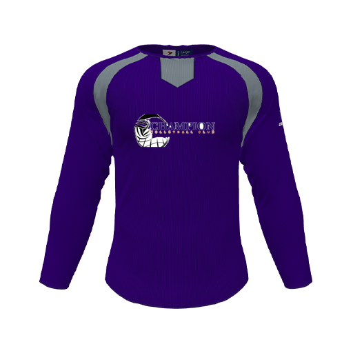 [CUS-DFW-PULL-FLC-CNK-LSL-PUR-YS-LOGO1] Pullover (Youth S, Purple, Logo 1)