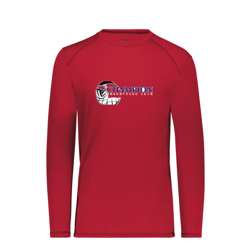 [6846.083.S-LOGO1] Youth SoftTouch Long Sleeve (Youth S, Red, Logo 1)
