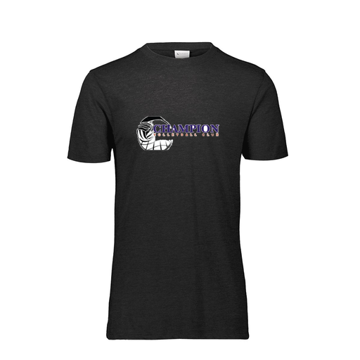 [FTSCUBBK-YS-LOGO1] Decker Youth Tri-Blend T-Shirt - Short Sleeve (Youth S, Black, Logo 1)