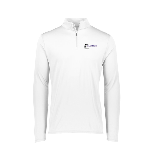 [FTLQFLWH-FAXS-LOGO1] Decker Women's Flex-Lite 1/4 Zip Shirt (Female Adult XS, White, Logo 1)