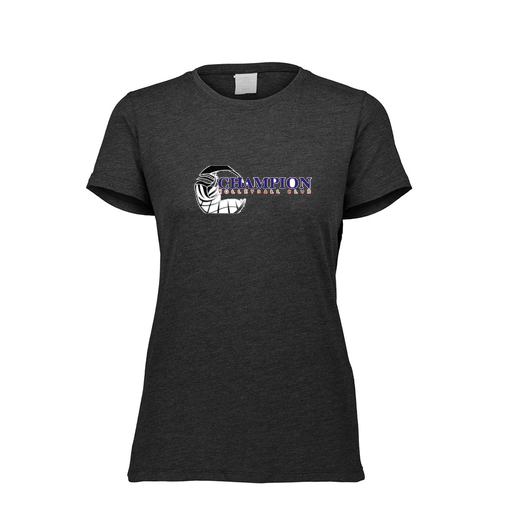 [FTSCUBBK-FAXS-LOGO1] Decker Women's Tri-Blend T-Shirt - Short Sleeve (Female Adult XS, Black, Logo 1)