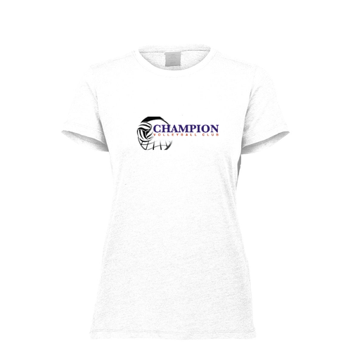 [FTSCUBWH-FAXS-LOGO1] Decker Women's Tri-Blend T-Shirt - Short Sleeve (Female Adult XS, White, Logo 1)