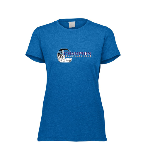 [3067.U55.XS-LOGO1] Ladies Ultra-blend T-Shirt (Female Adult XS, Royal, Logo 1)