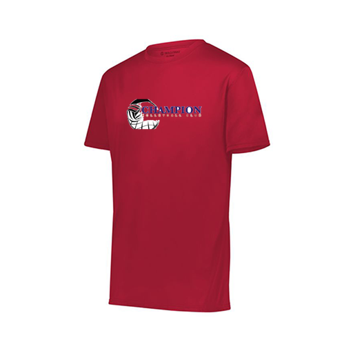 [222819.083.XXS-LOGO1] Youth Movement Dri Fit Shirt (Youth XXS, Red, Logo 1)