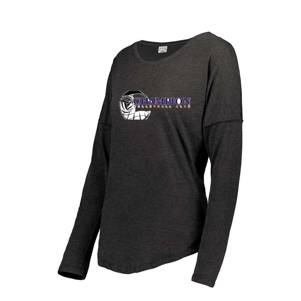 Decker Women's Tri-Blend T-Shirt - Long Sleeve